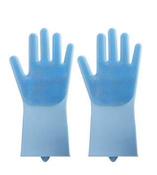 Silicon Heat Resistant Scrubbing Gloves