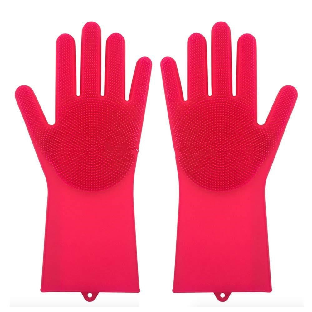 Silicon Heat Resistant Scrubbing Gloves