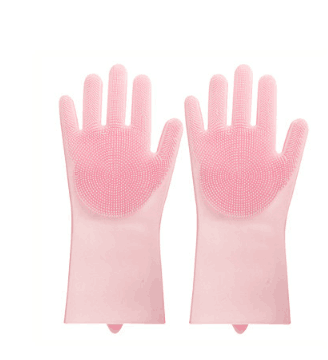 Silicon Heat Resistant Scrubbing Gloves