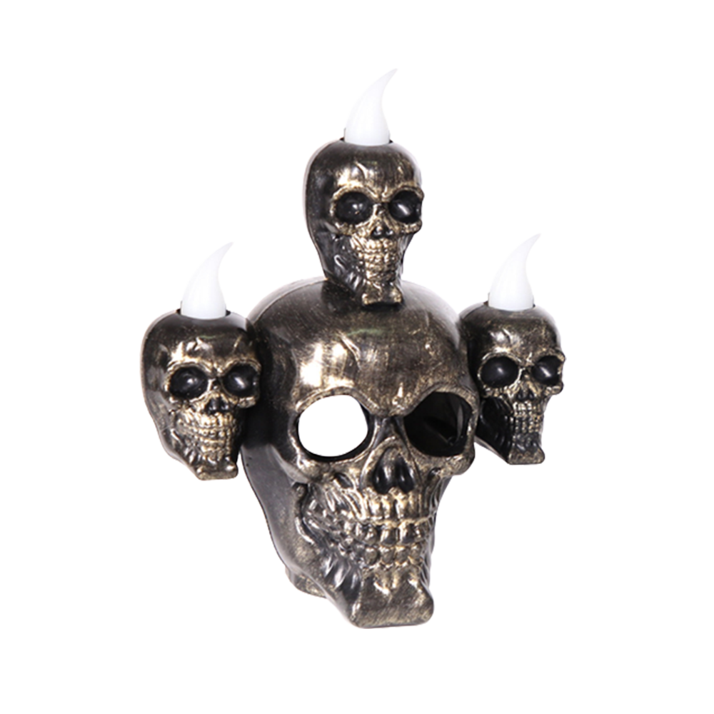 Halloween Decorative Skull Ornaments With Lights