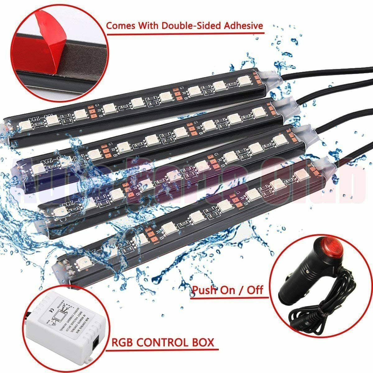 RGB LED Car Interior Strip Lights