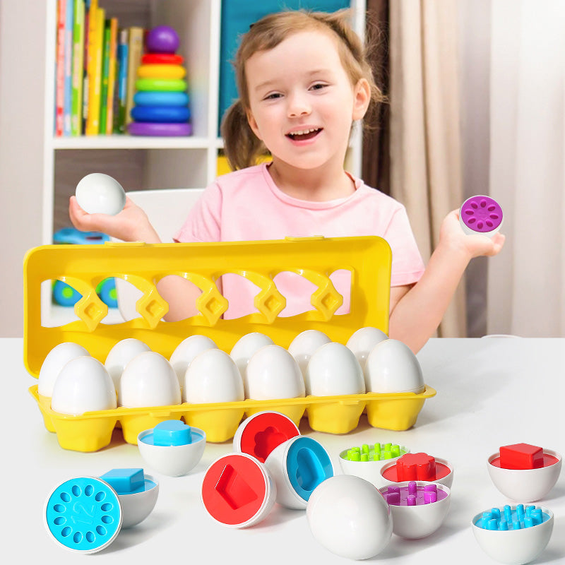 Montessori Geometric Eggs