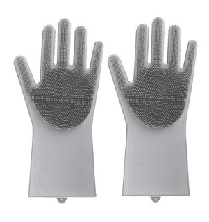 Silicon Heat Resistant Scrubbing Gloves