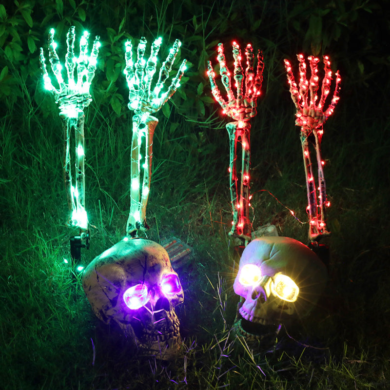 Halloween LED Scary Skeleton Arms and Face