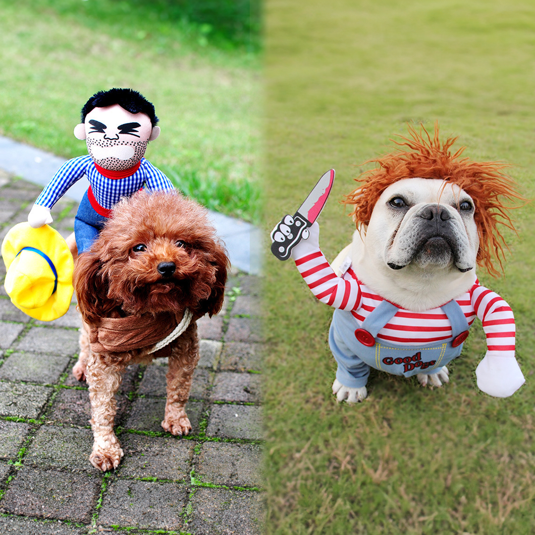 Horseman & Chucky Fun Dog Costume